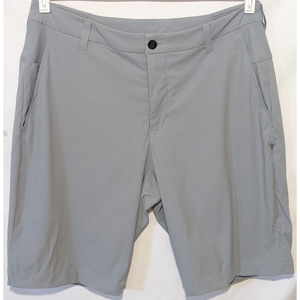 EUC - Lululemon Mens Commission Classic Fit Gray Golf Shorts Sz 33 x 9" - Picture 8 of 8